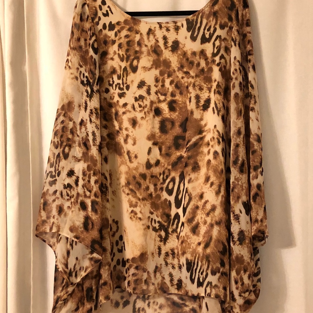Show me your mumu flowy leopard dress